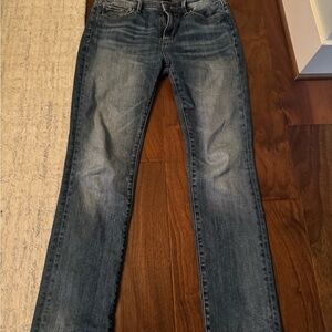 DRIFTWOOD Women's Straight Leg Jeans in Blue